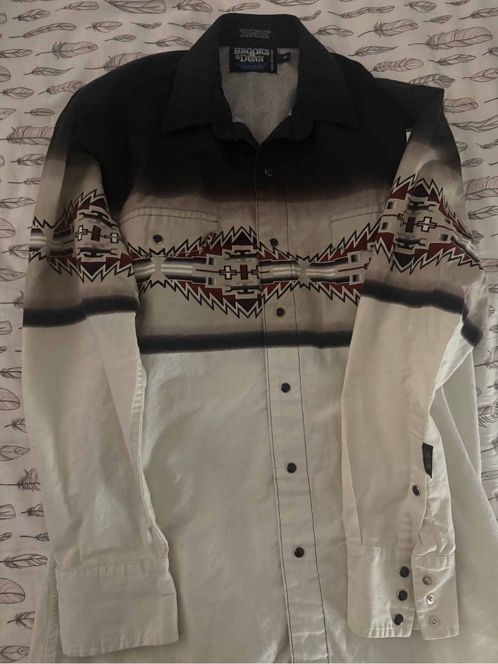 Men’s Brooks and Dunn Western Button-Up Shirt